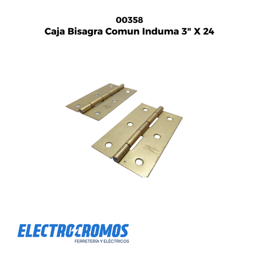 Caja Bisagra Comun Induma 3" X 24