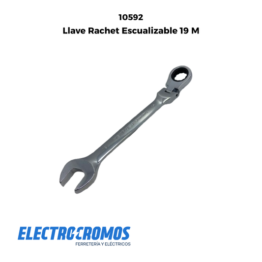 Llave Rachet Escualizable 19 M