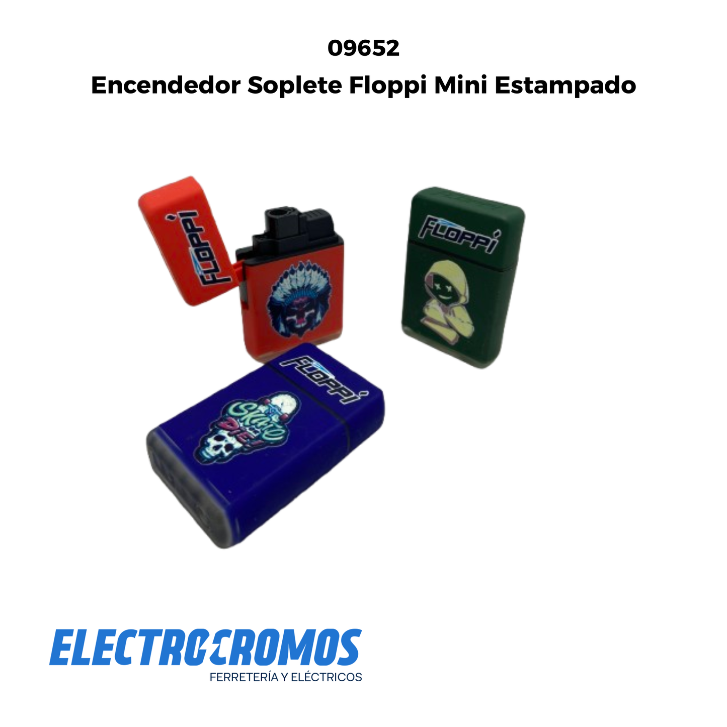 Encendedor Soplete Floppi Mini Estampado