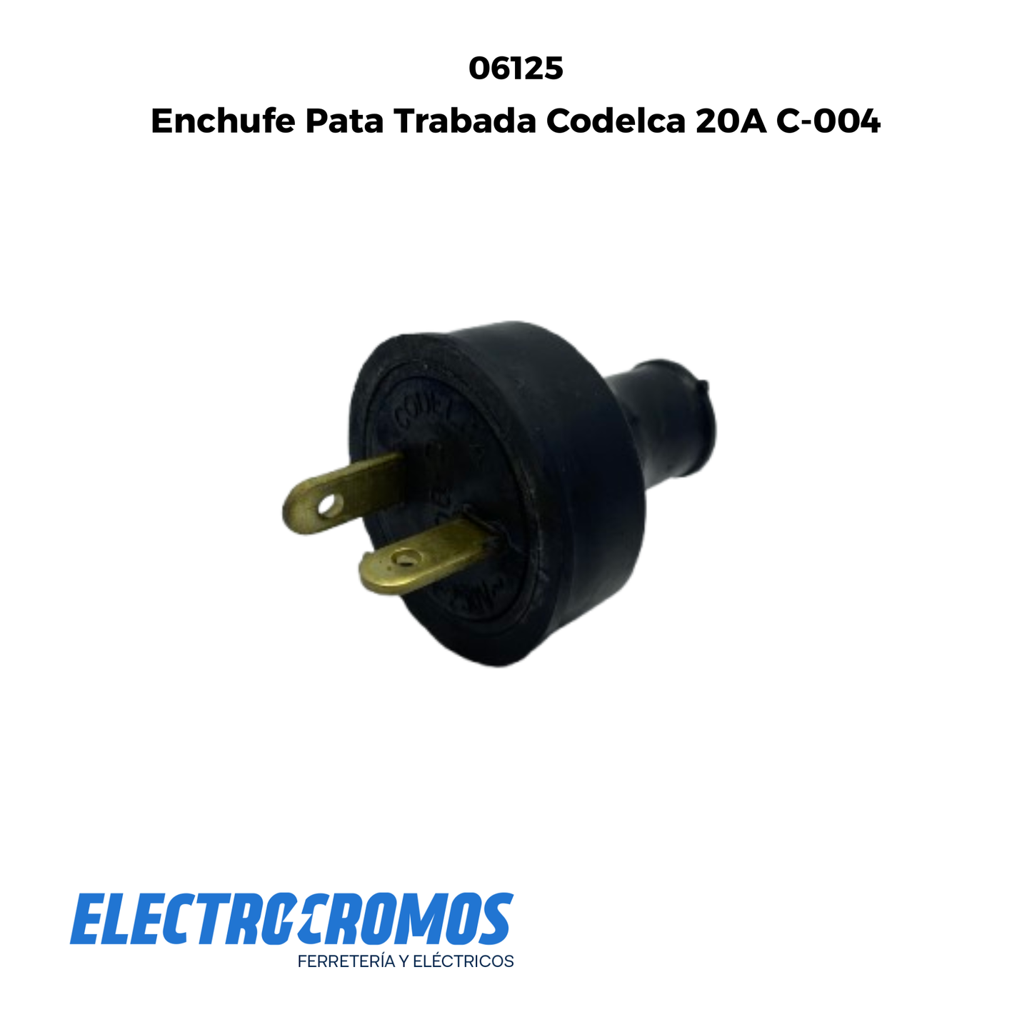 Enchufe Pata Trabada Codelca 20A C-004