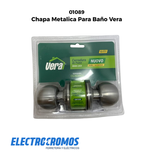 Chapa Metalica Para Baño Vera