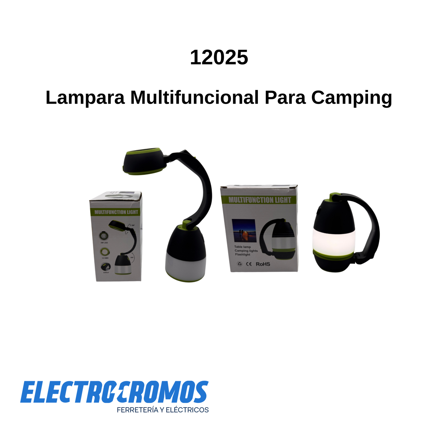 Lampara Multifuncional Para Camping