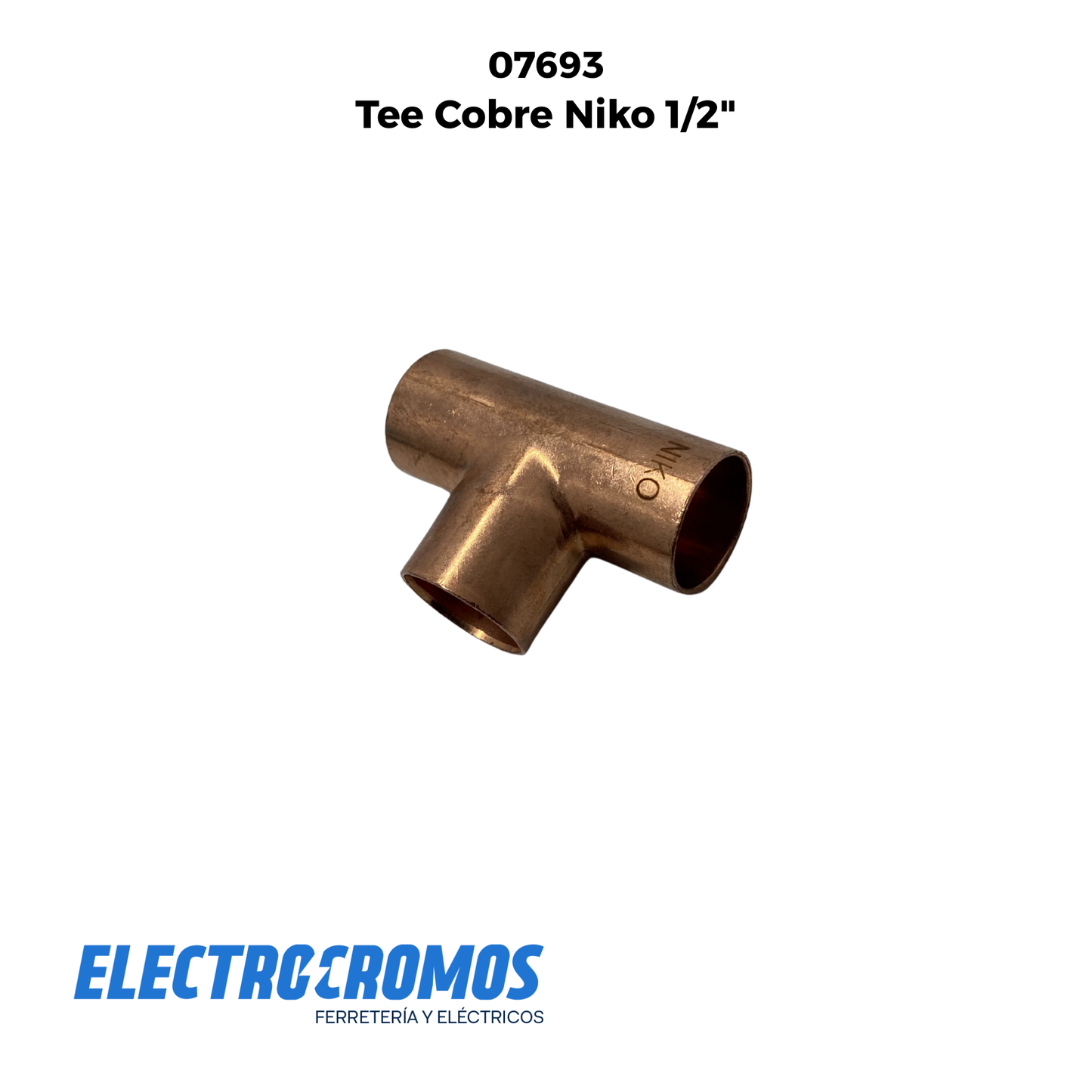 Tee Cobre Niko 1/2"