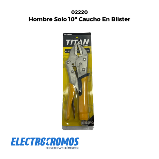 Hombre Solo 10" Caucho En Blister
