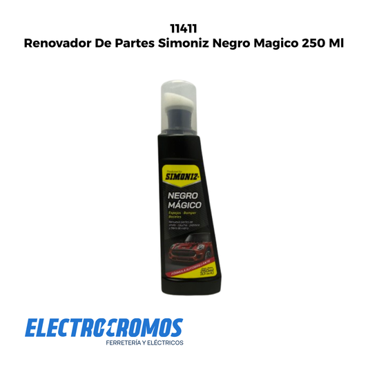 Renovador De Partes Simoniz Negro Magico 250 Ml