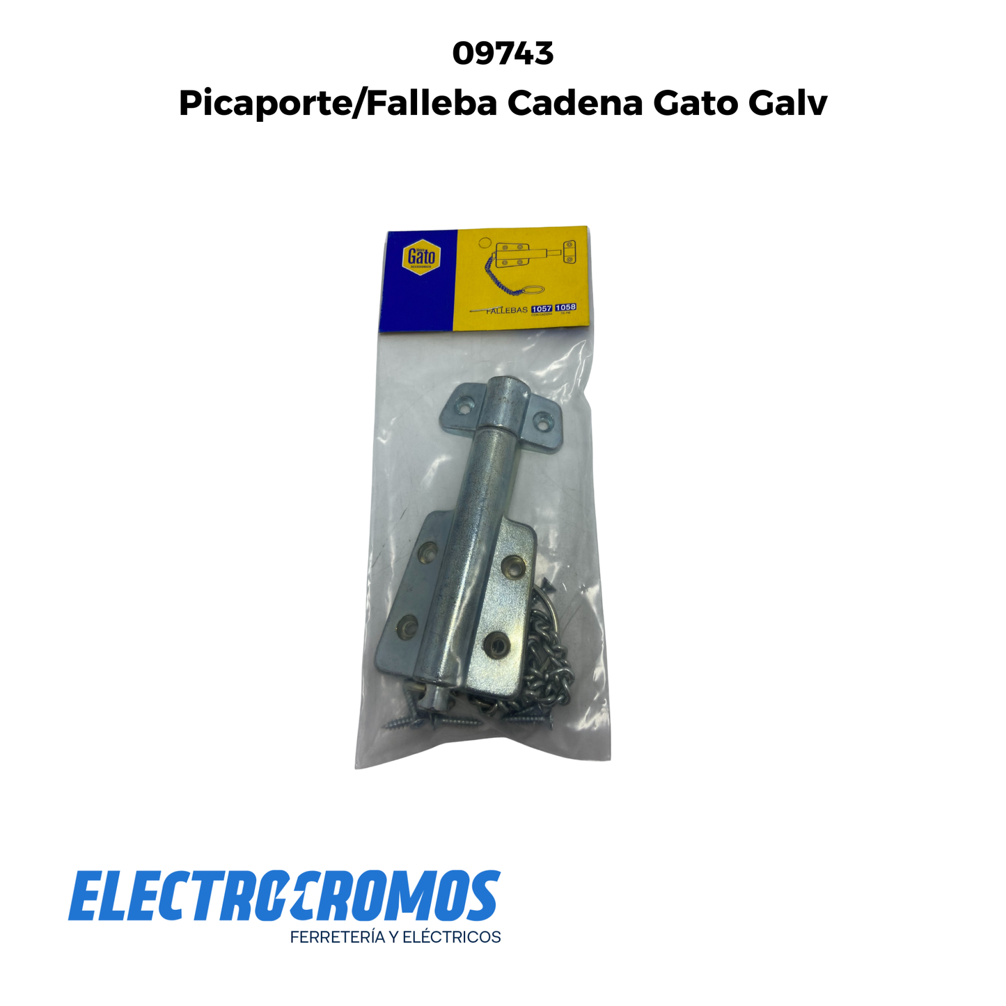 Picaporte/Falleba Cadena Gato Galv