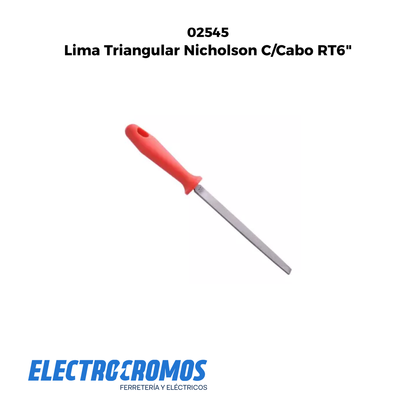 Lima Triangular Nicholson C/Cabo RT6"