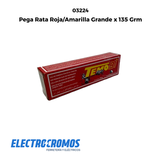 Pega Rata Roja/Amarilla Grande x 135 Grm