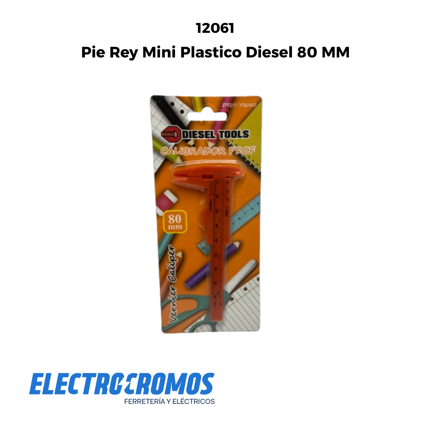 Pie Rey Mini Plastico Diesel 80 MM