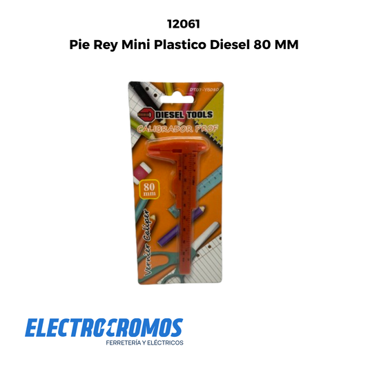 Pie Rey Mini Plastico Diesel 80 MM