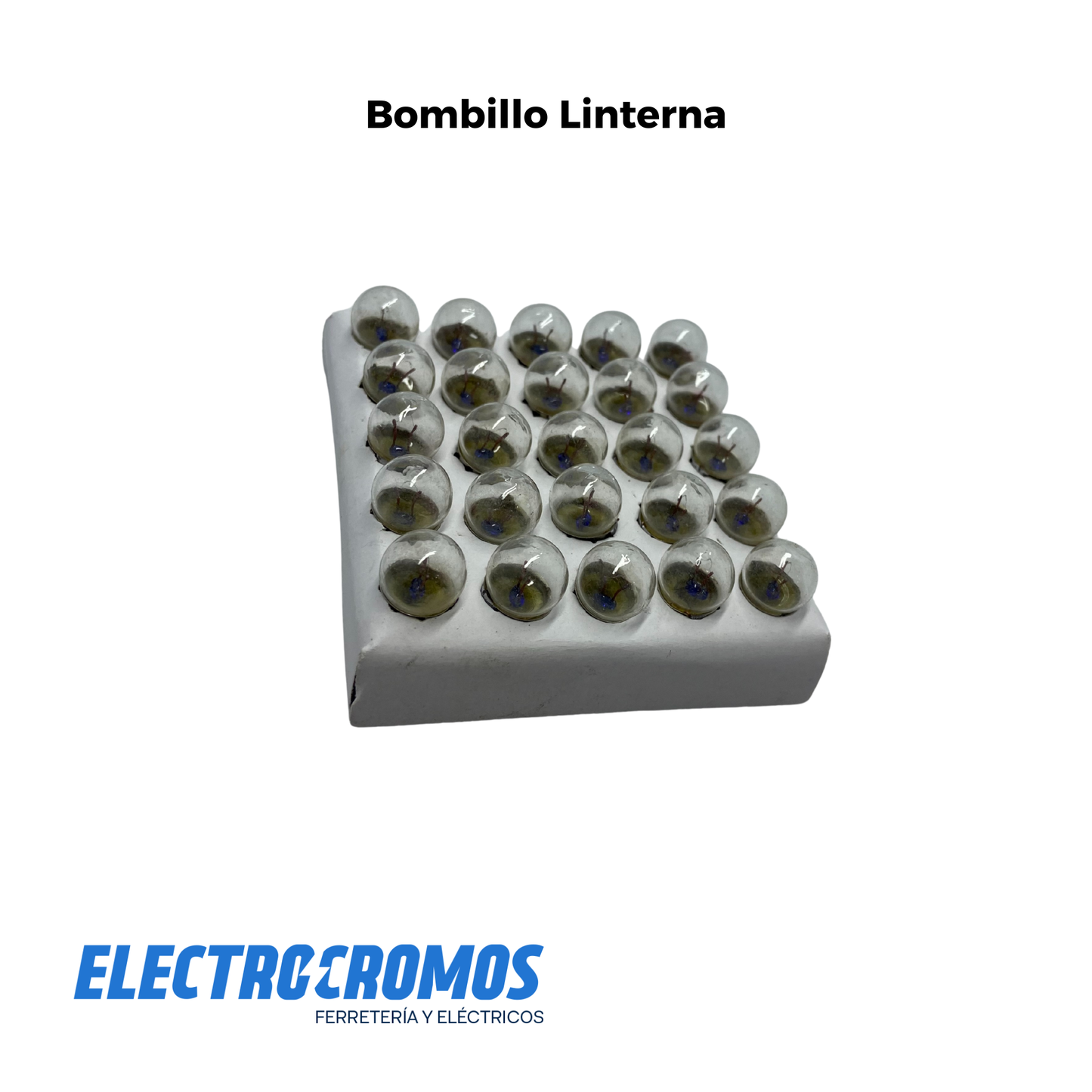 Bombillo Linterna Liso Y Con Rosca