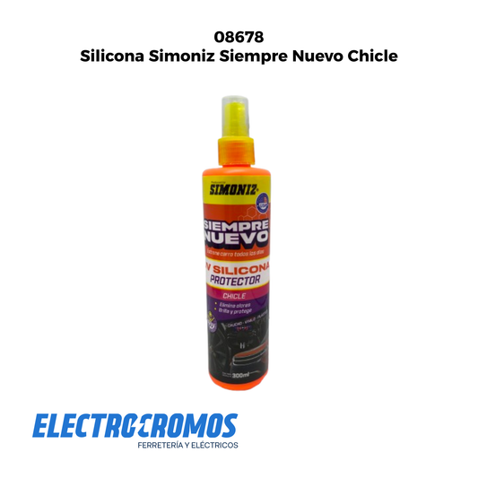 Silicona Simoniz Siempre Nuevo Chicle