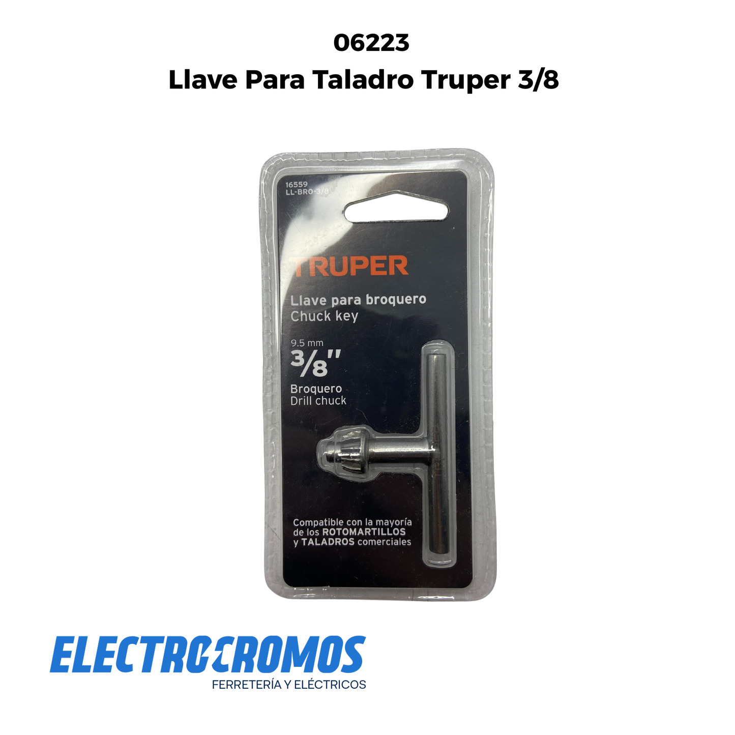 Llave Para Taladro Truper 3/8