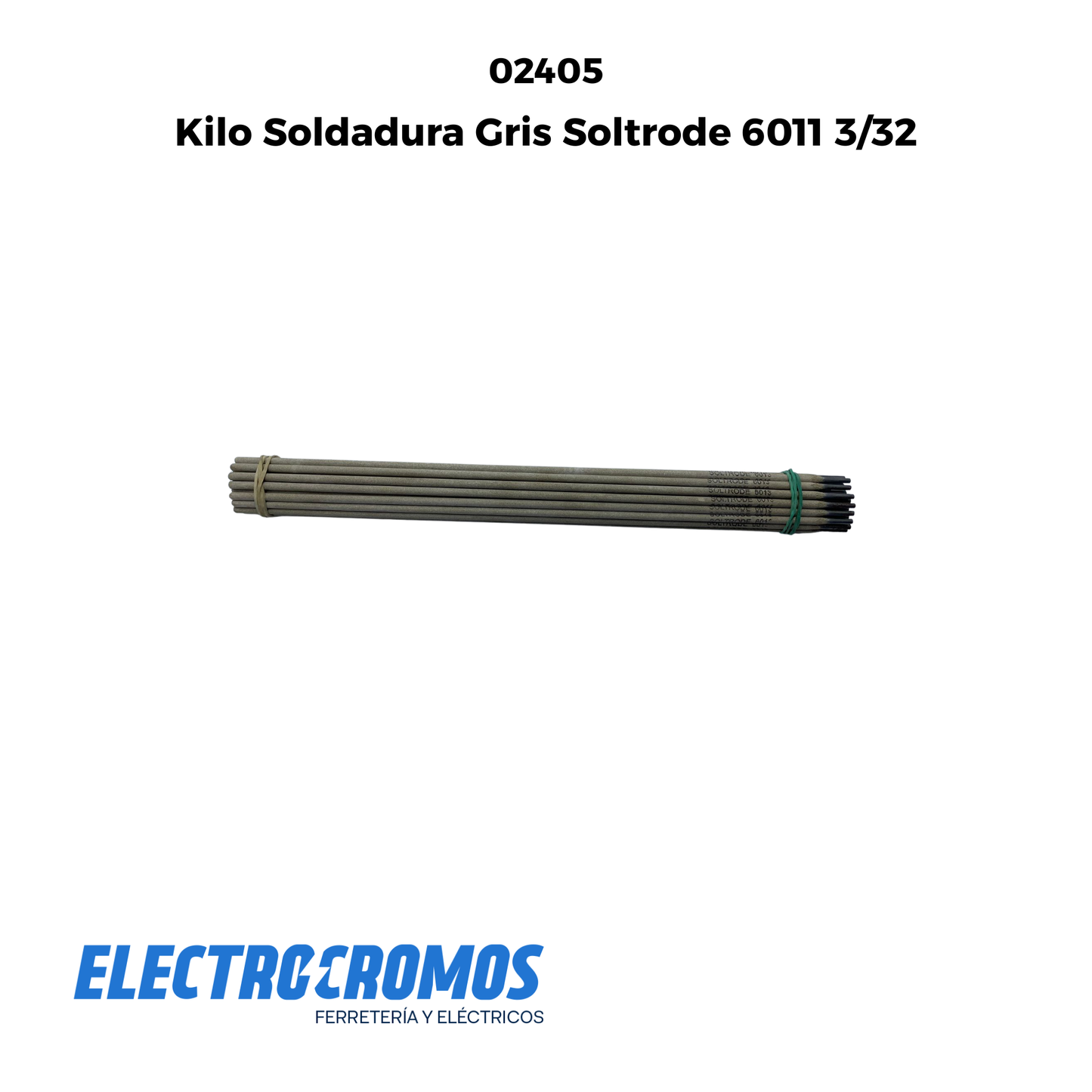 Kilo Soldadura Gris Soltrode 6011 3/32