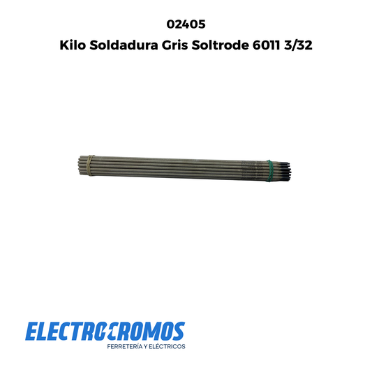 Kilo Soldadura Gris Soltrode 6011 3/32
