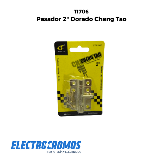 Pasador 2" Dorado Cheng Tao