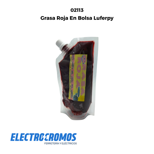 Grasa Roja En Bolsa Luferpy
