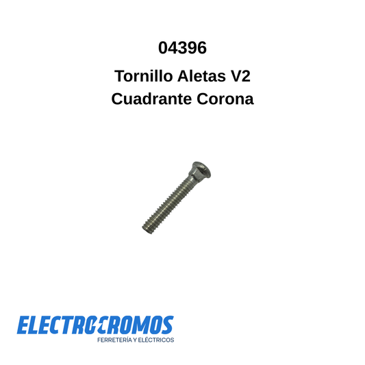 Tornillo Aletas V2 Cuadrante Corona