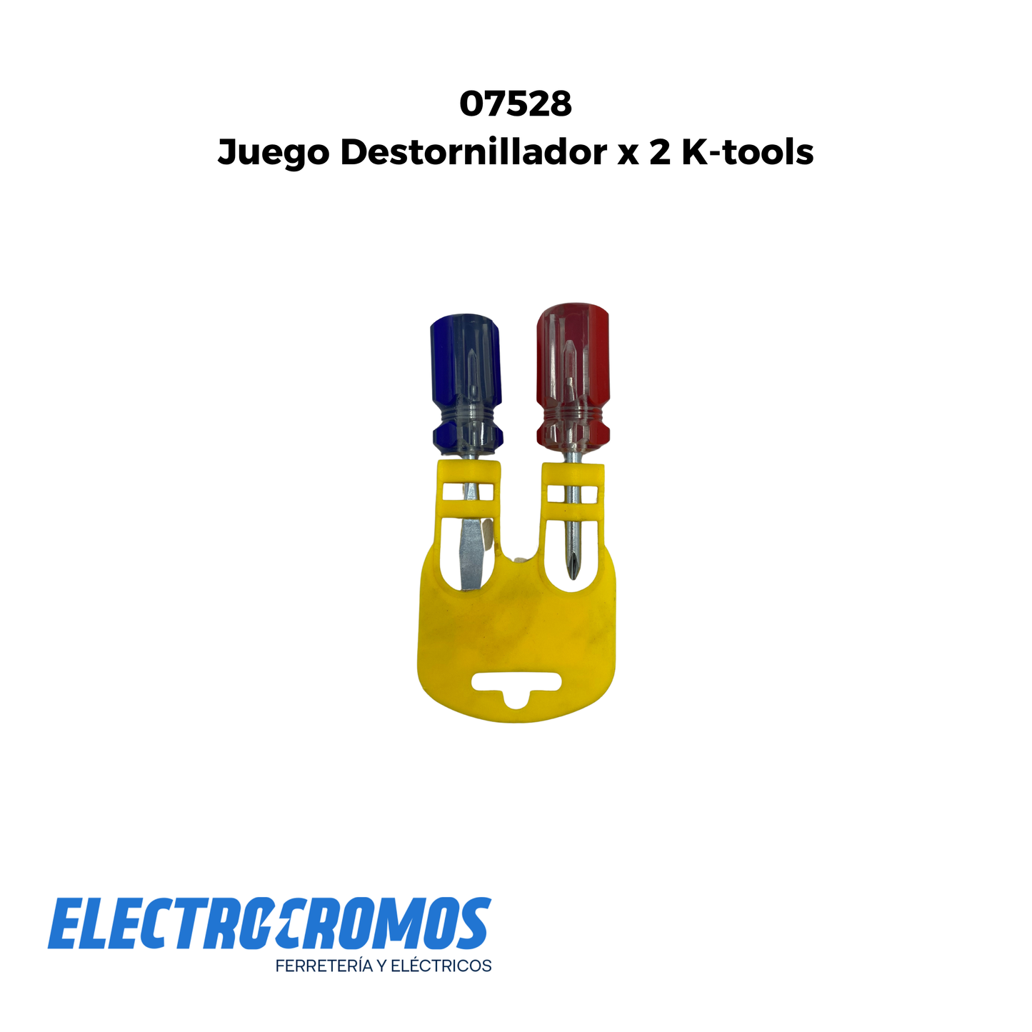 Juego Destornillador x 2 K-tools