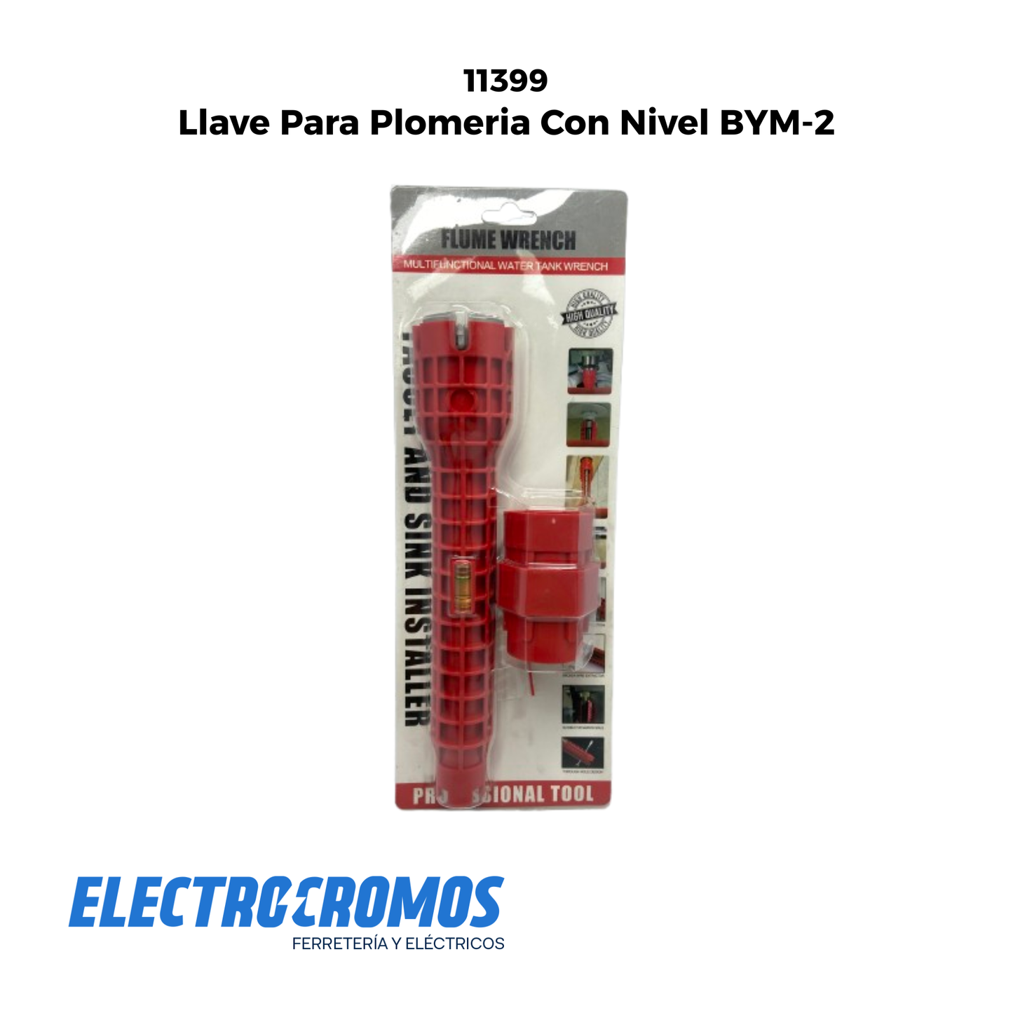 Llave Para Plomeria Con Nivel BYM-2