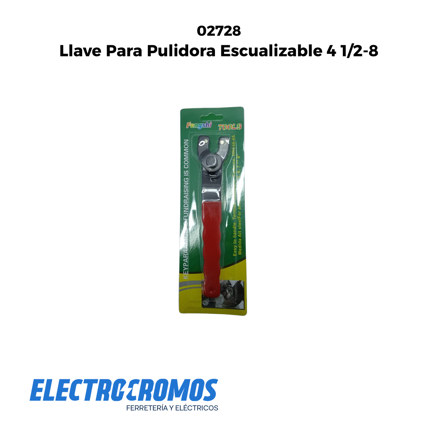 Llave Para Pulidora Escualizable 4 1/2-8