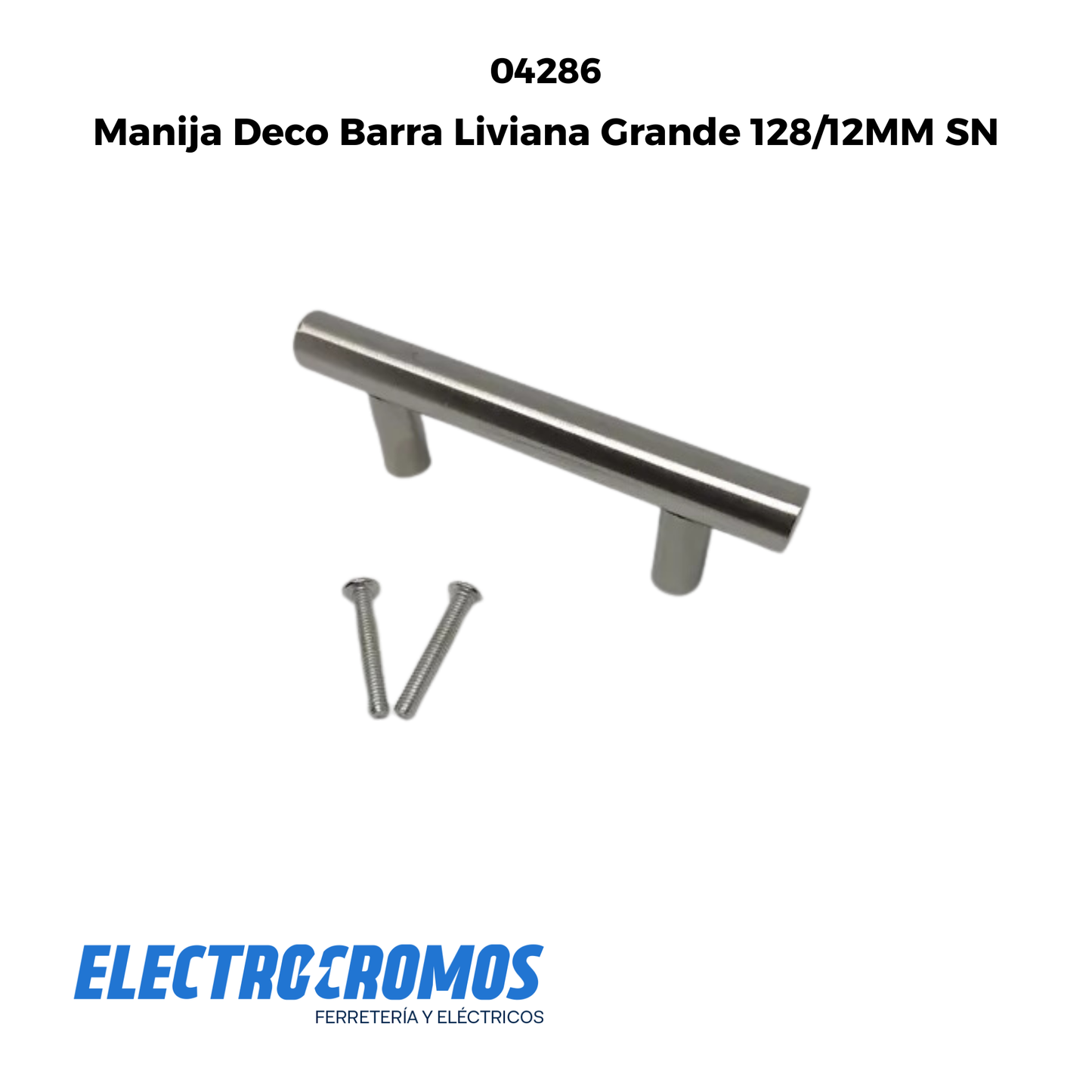 Manija Deco Barra Liviana Grande 128/12MM SN