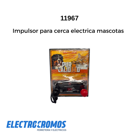 Impulsor para cerca electrica mascotas