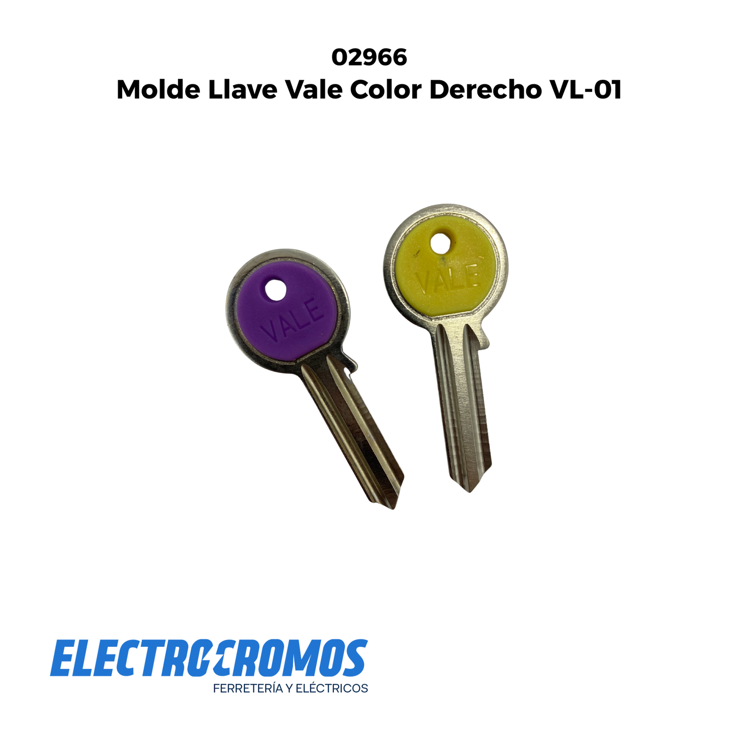 Molde Llave Vale Color Derecho VL-01