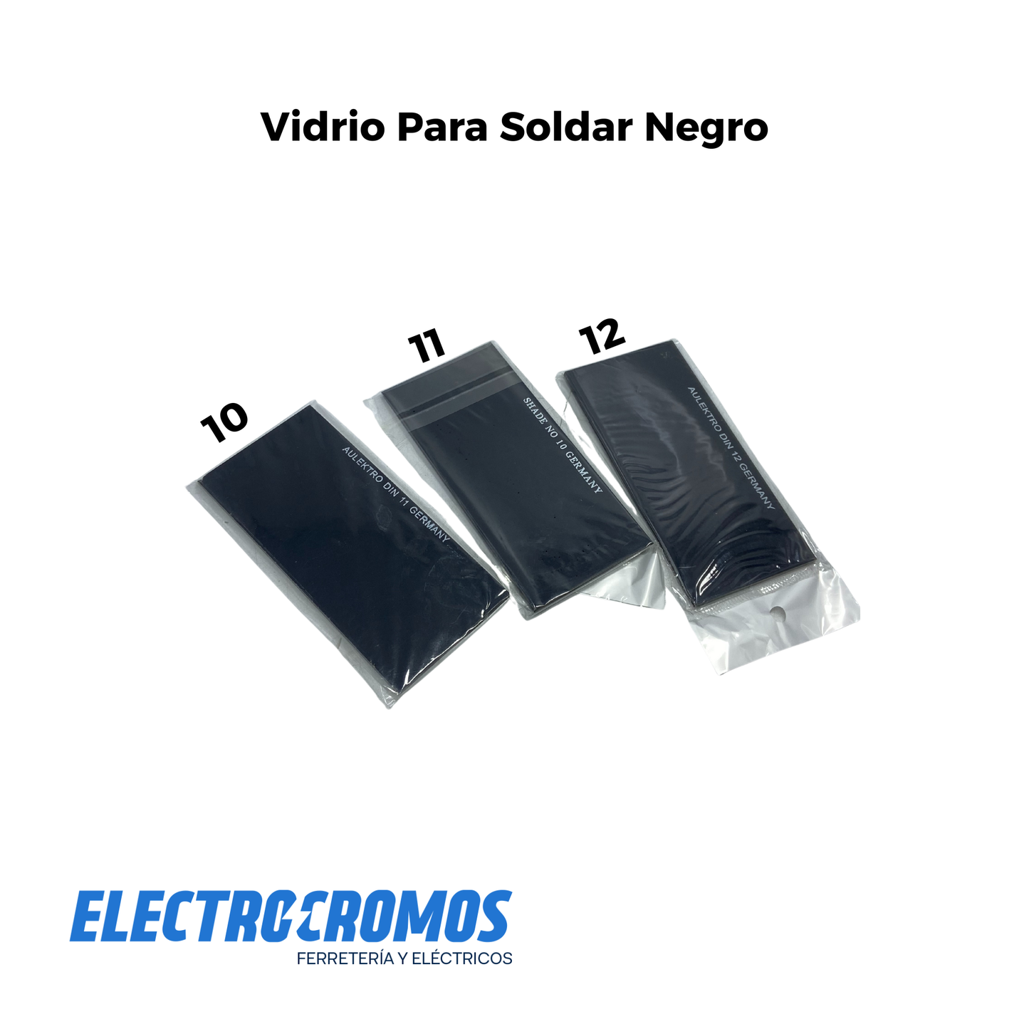 Vidrio Para Soldar Negro