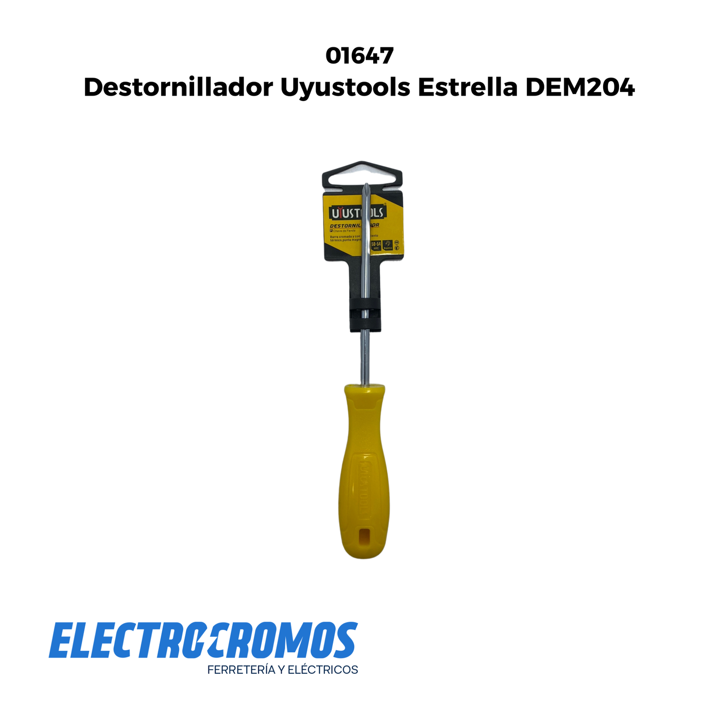 Destornillador Uyustools Estrella DEM204
