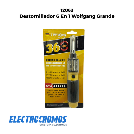 Destornillador 6 En 1 Wolfgang Grande