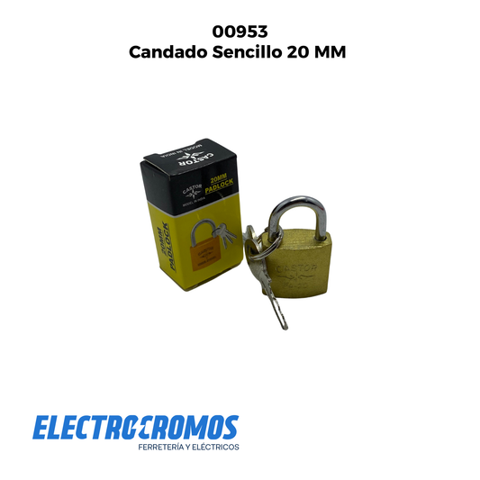 Candado Sencillo 20 MM
