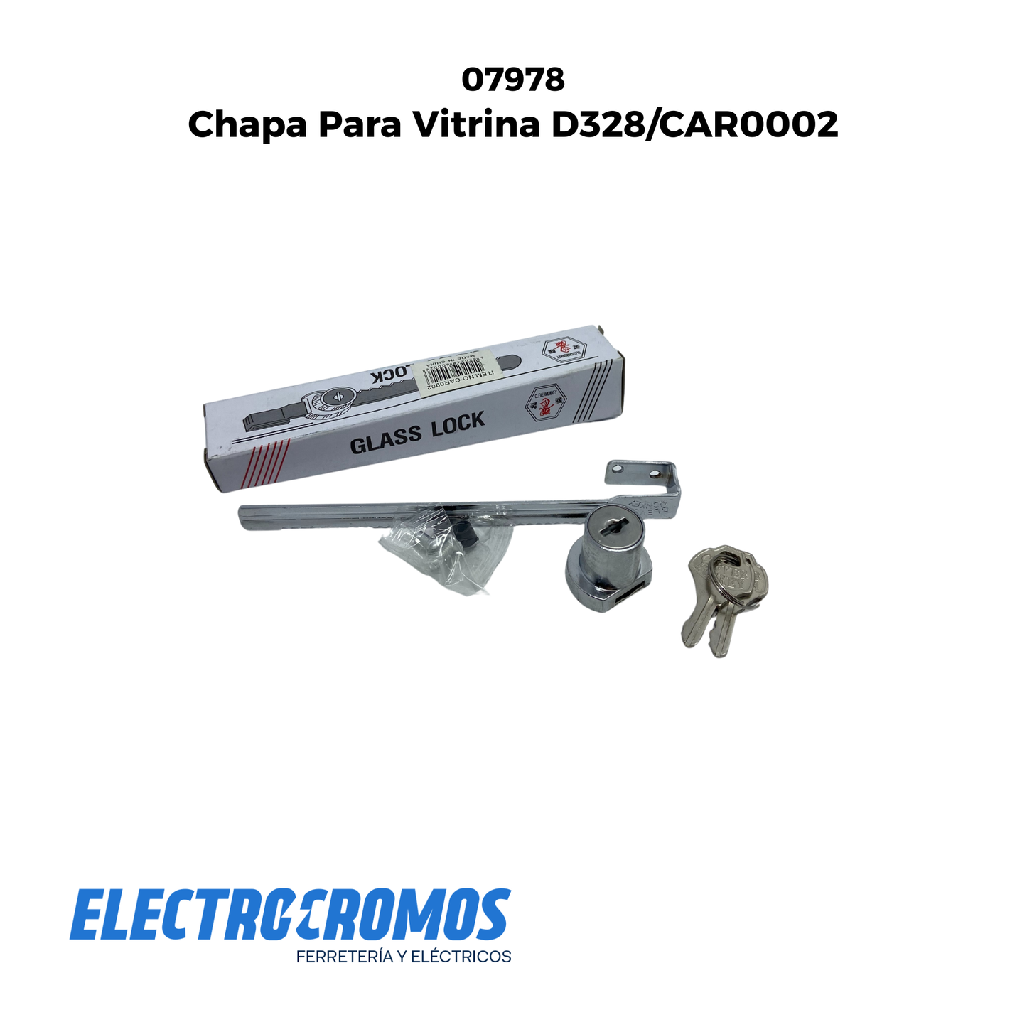 Chapa Para Vitrina D328/CAR0002