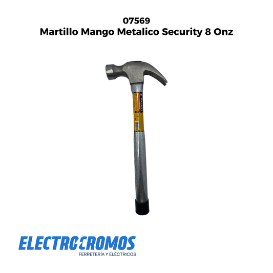 Martillo Mango Metalico Security 8 Onz