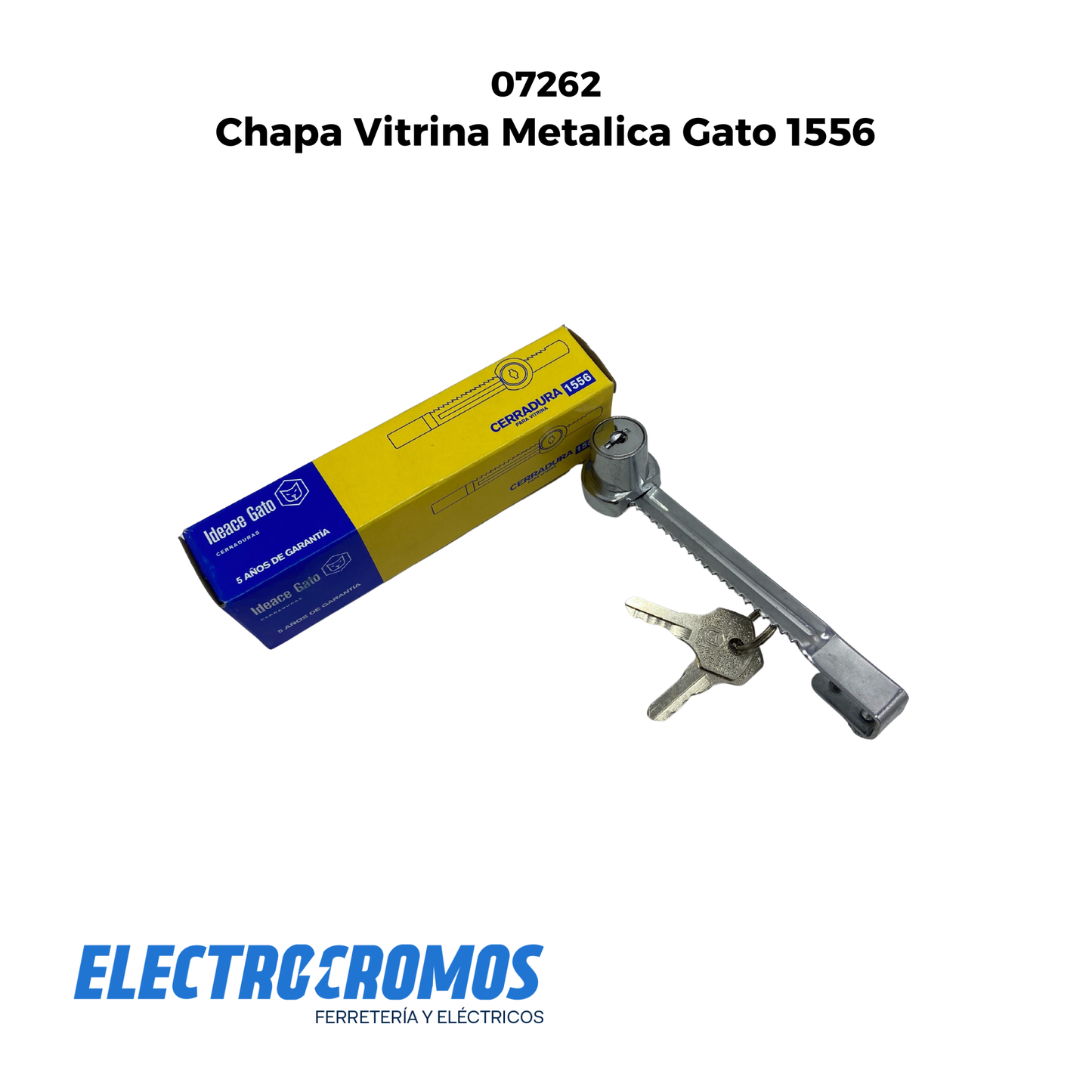 Chapa Vitrina Metalica Gato 1556
