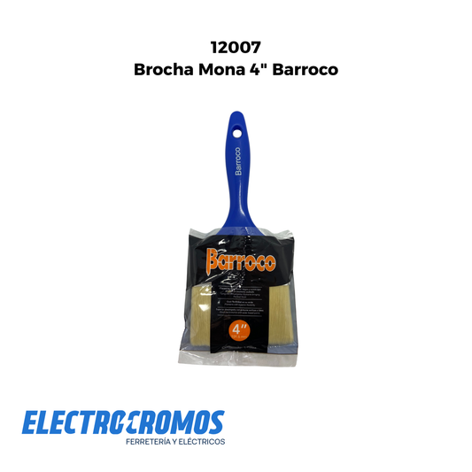 Brocha Mona 4" Barroco