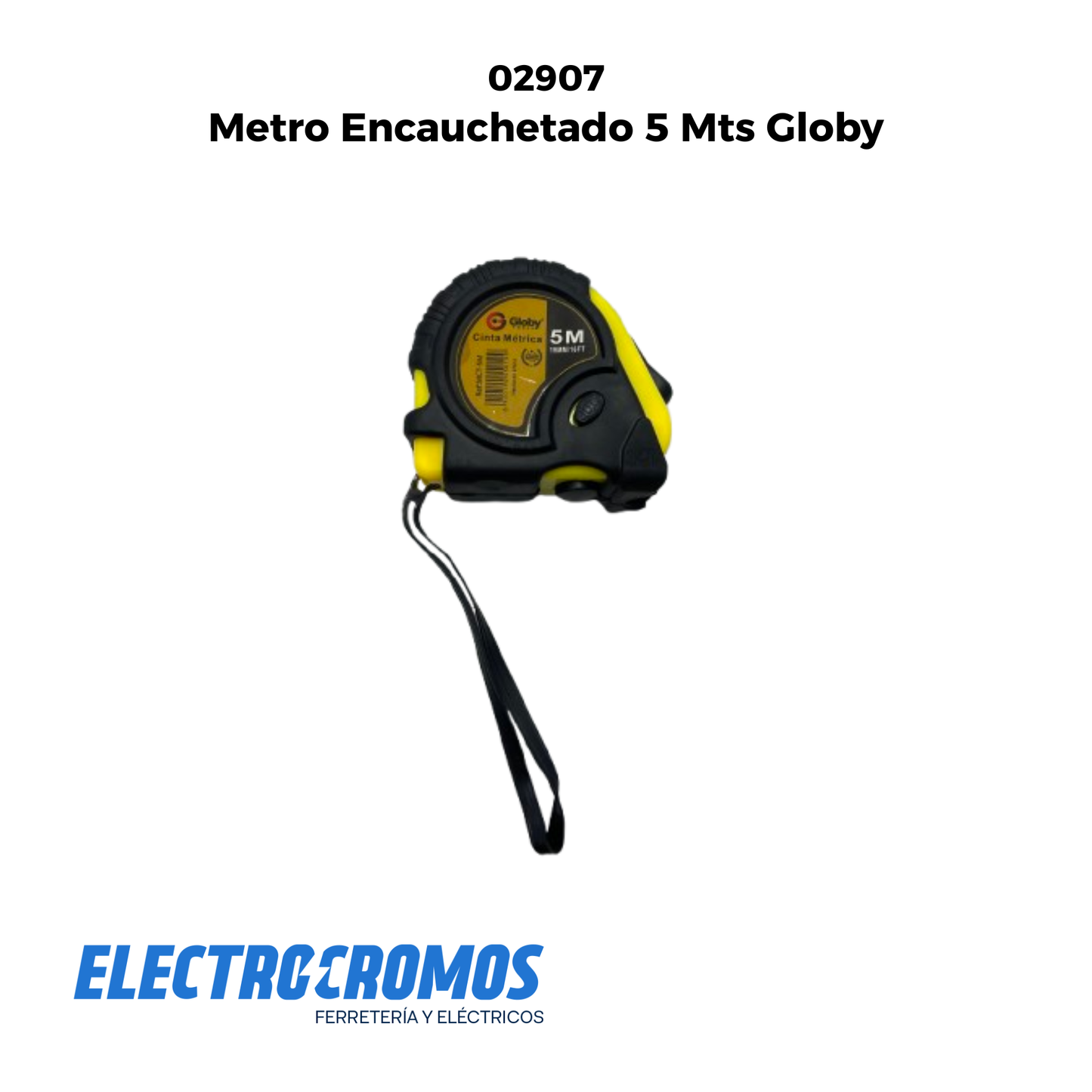 Metro Encauchetado 5 Mts Globy