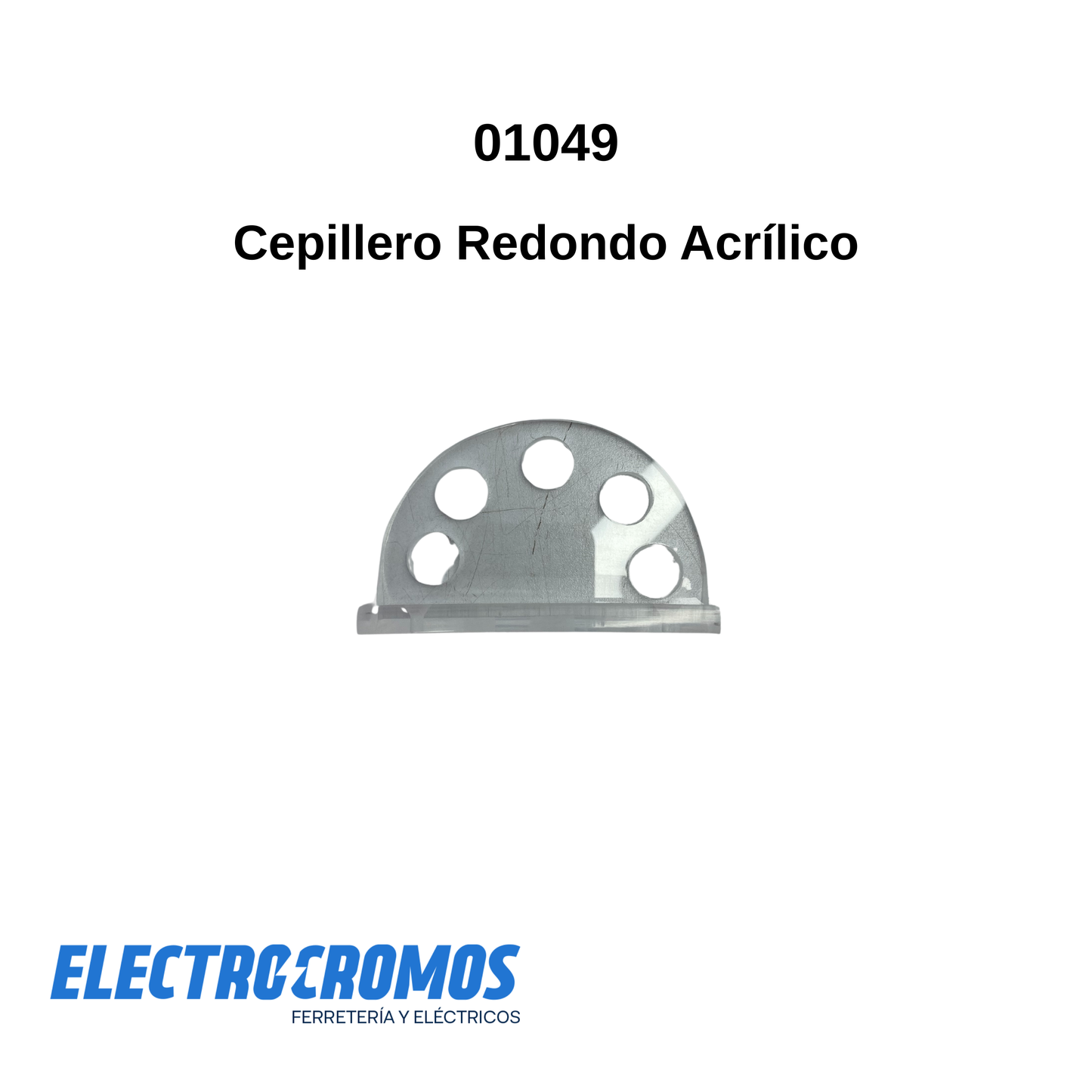 Cepillero Redondo Acrilico