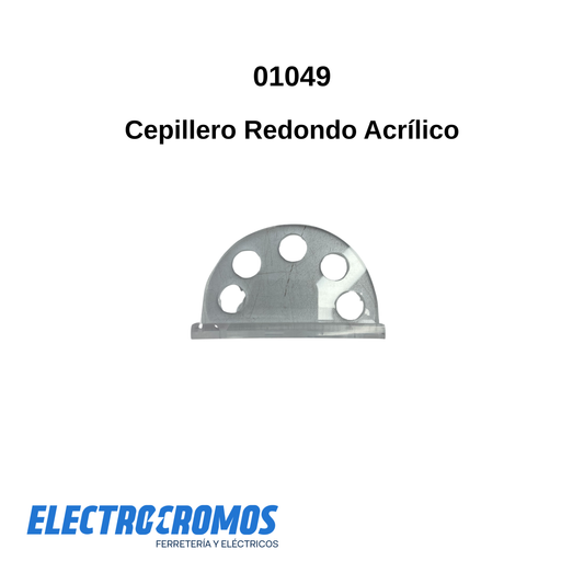 Cepillero Redondo Acrilico
