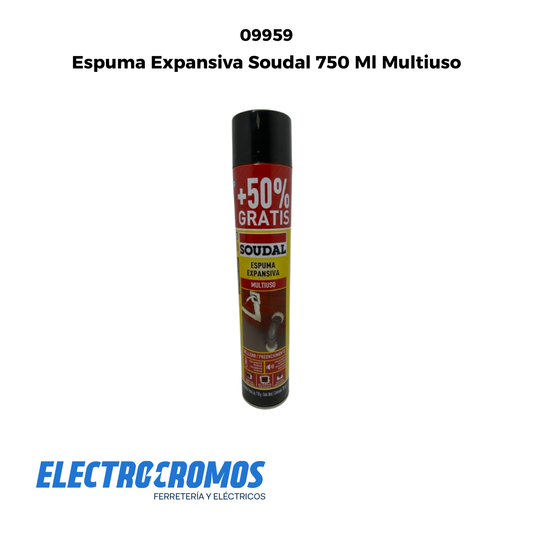 Espuma Expansiva Soudal 750 Ml Multiuso