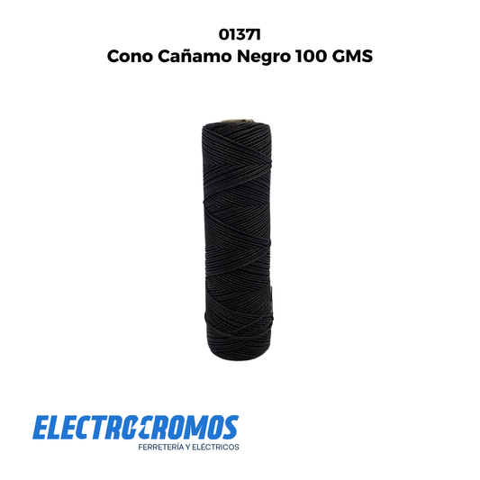 Cono Cañamo Negro 100 GMS
