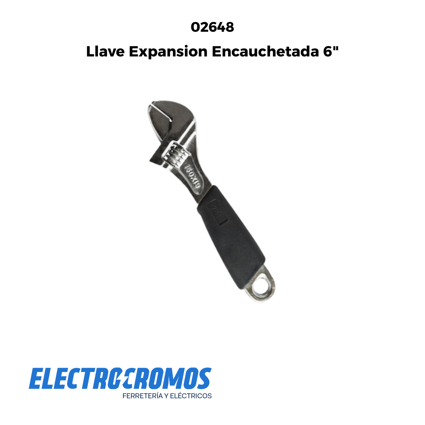 Llave Expansion Encauchetada 6"