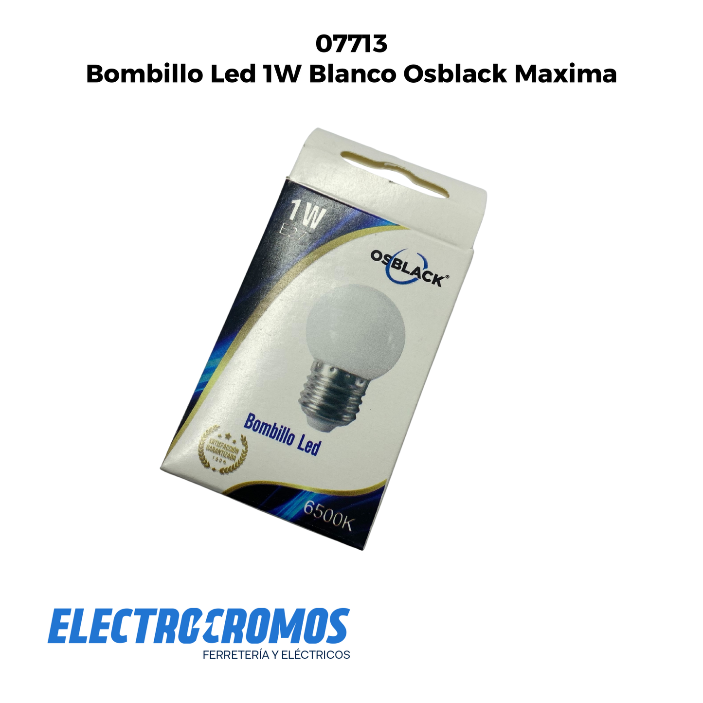 Bombillo Led 1W Blanco Osblack Maxima