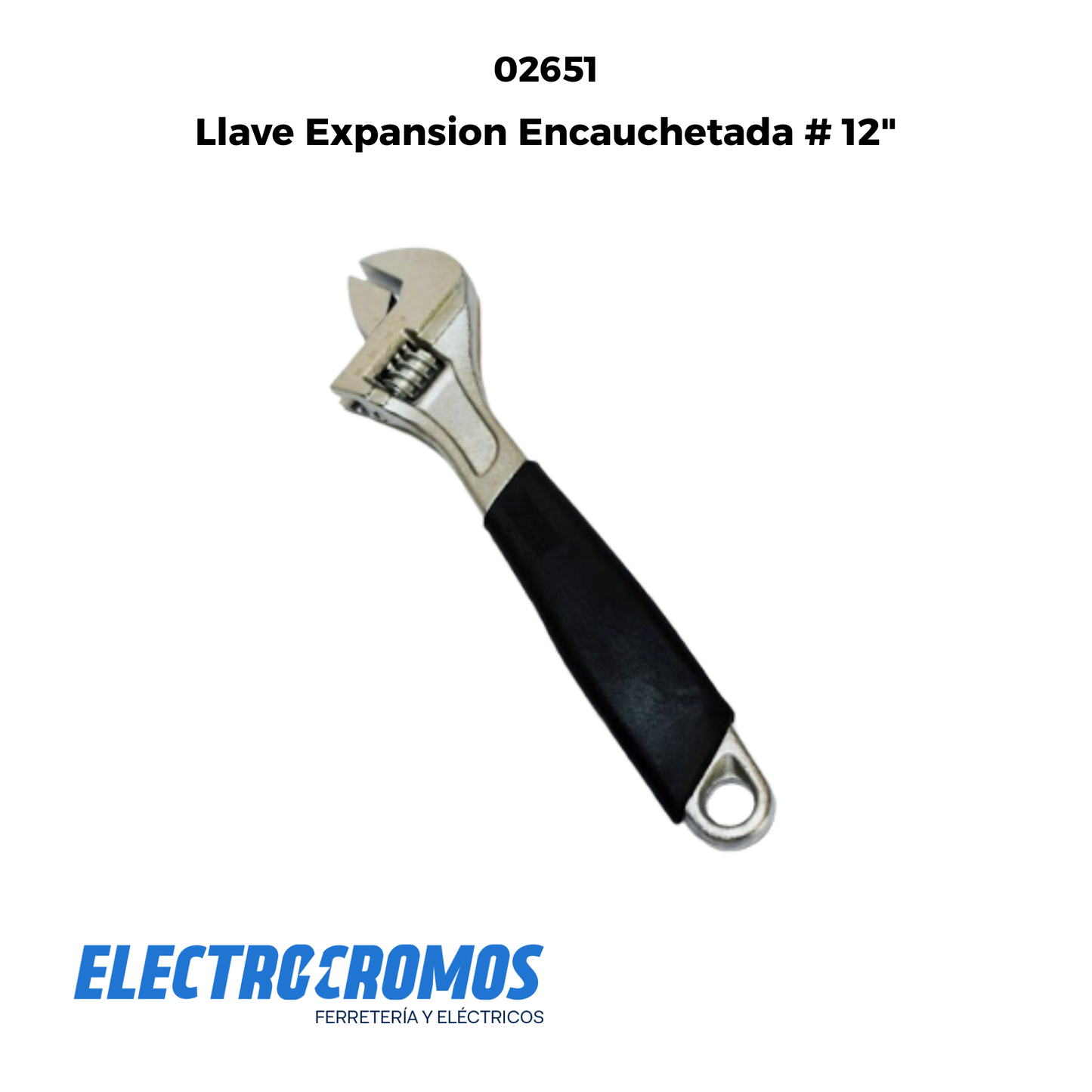 Llave Expansion Encauchetada # 12"