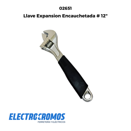 Llave Expansion Encauchetada # 12"