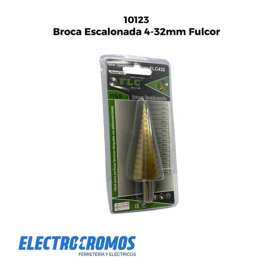 Broca Escalonada 4-32mm Fulcor