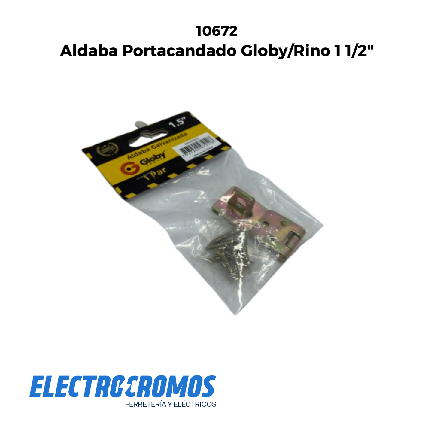 Aldaba Portacandado Globy/Rino 1 1/2"