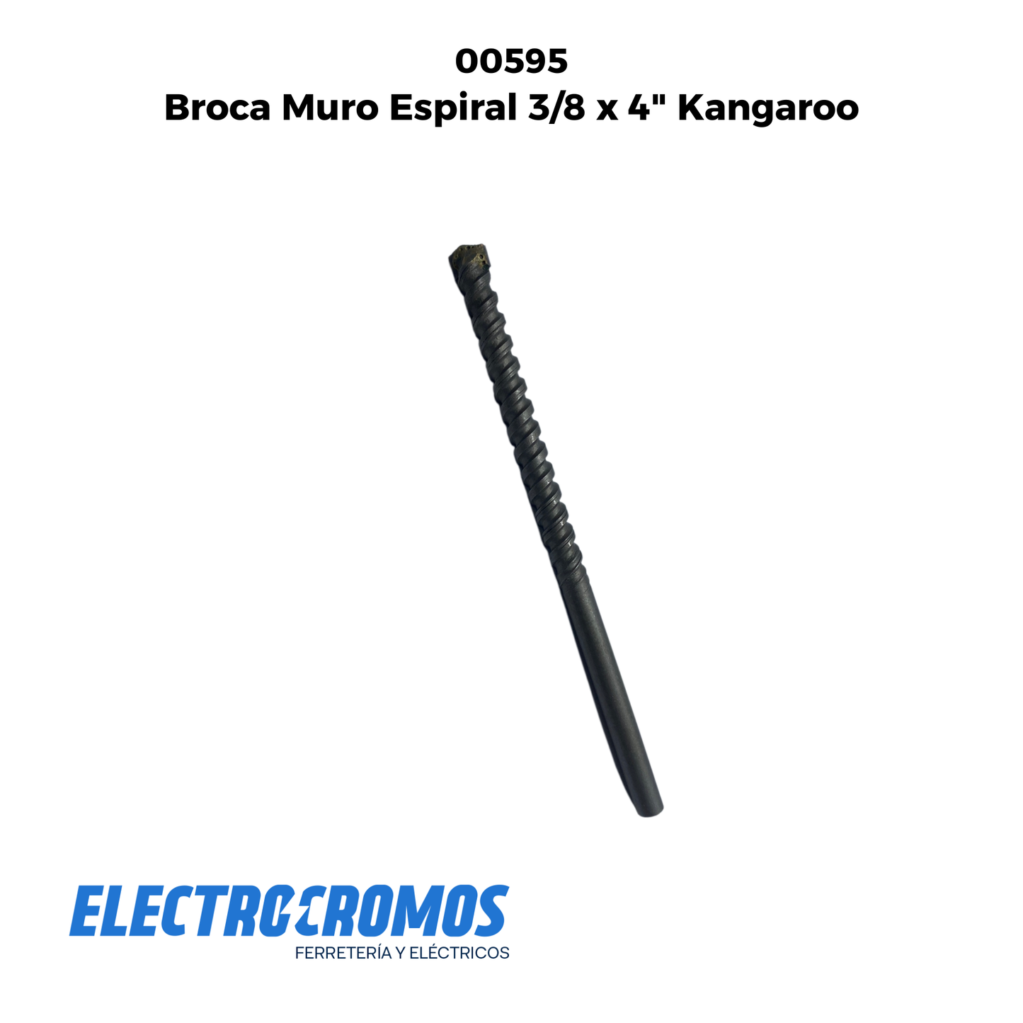 Broca Muro Espiral 3/8 x 4" Kangaroo