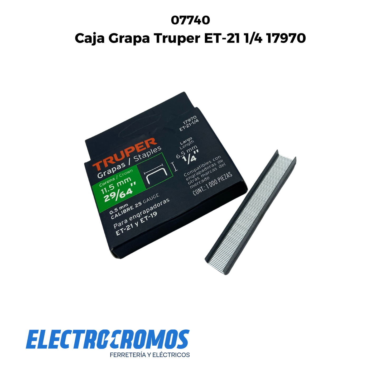 Caja Grapa Truper ET-21 1/4 17970