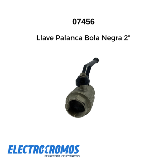 Llave Palanca Bola Negra 2" HC1595-2